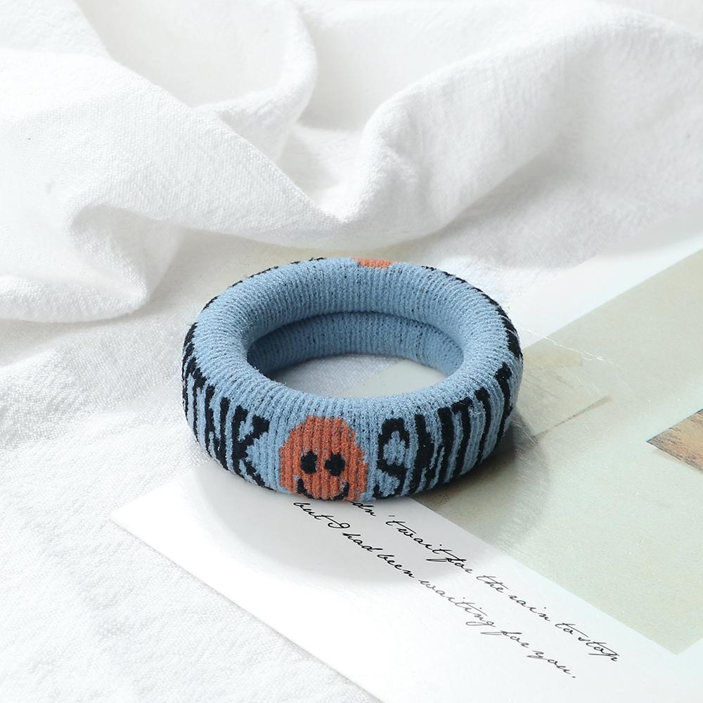 5PCS/Set Cute Colorful Thick Hair Bands Daisy Elastic Girls Rubber Band Headwear Hair Accessories Scrunchies Women Holder Gifts