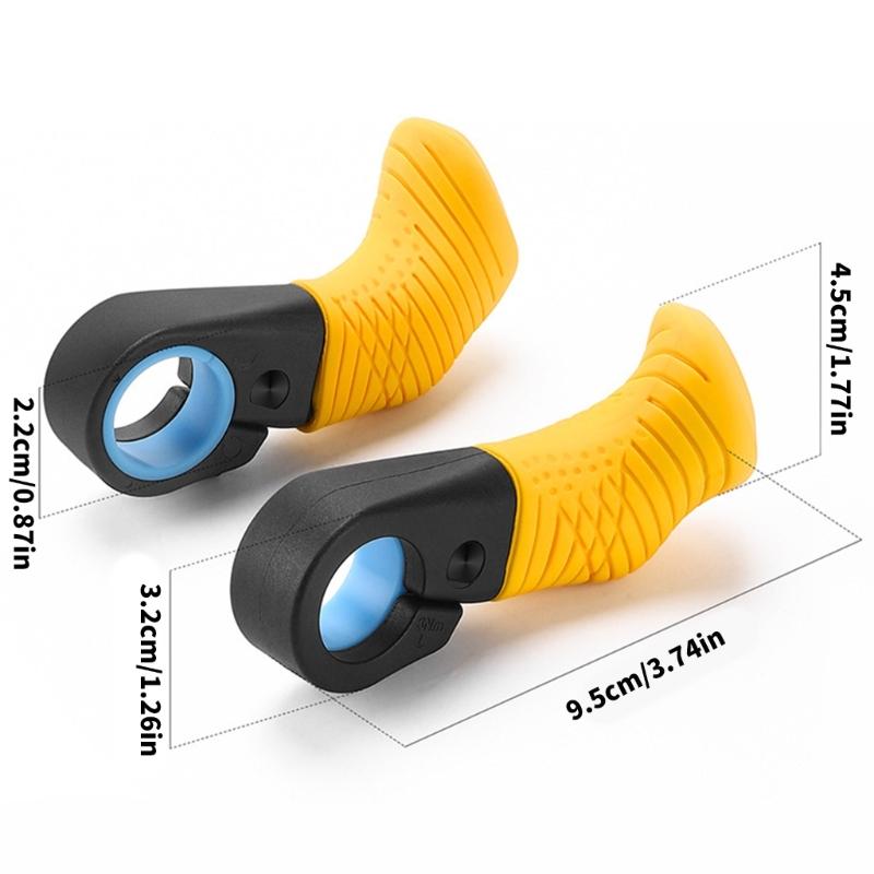 Cycling Thumb Assist Grips Light Weight Mountain Bike Handlebars Grips for Long Cycling Antislip