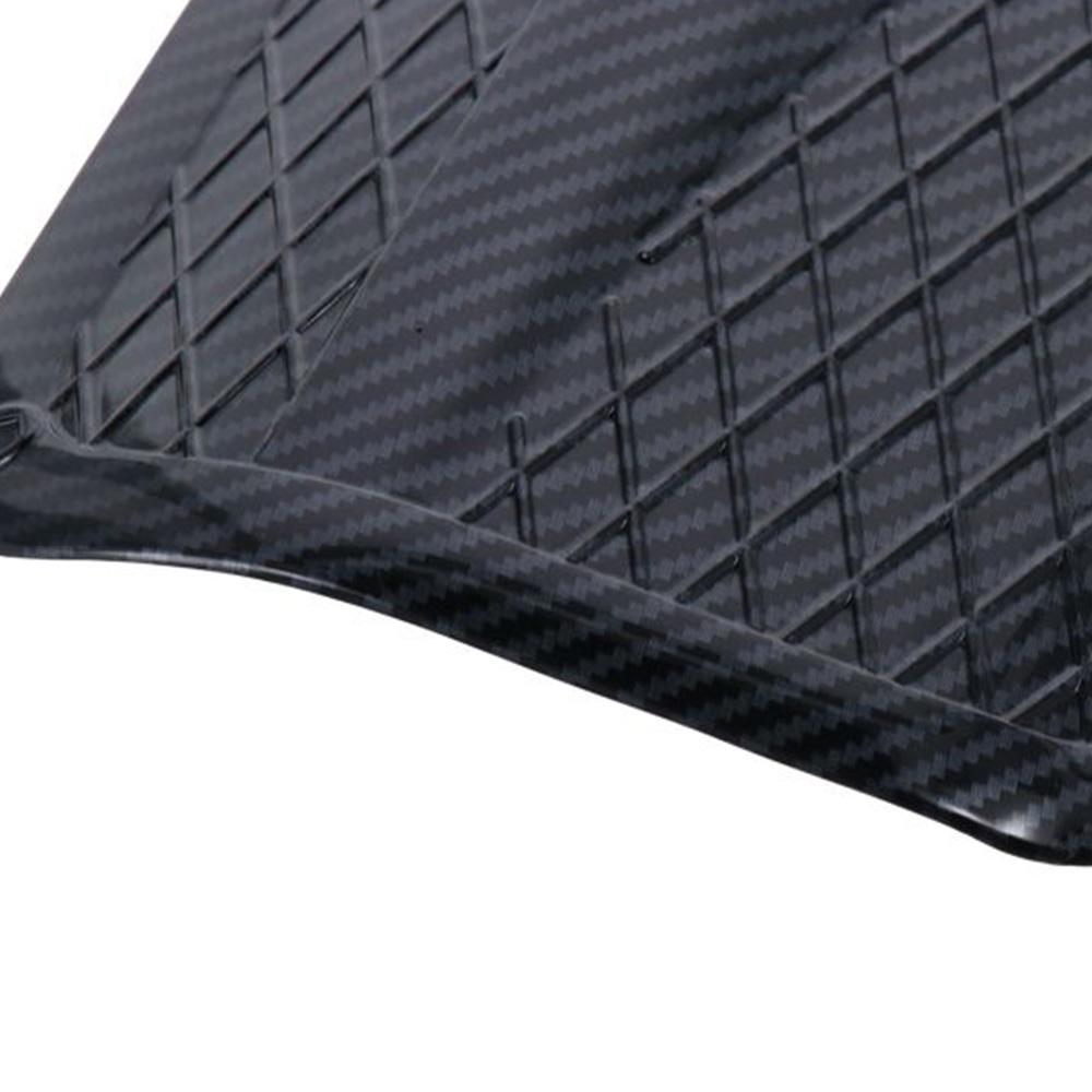 Car Gas Tank Door Cover Trim Carbon/Black ABS Fuel Tank Cover Car Gas Tank Door Cover Oil Gas Cap Exterior Decoration for Toyota