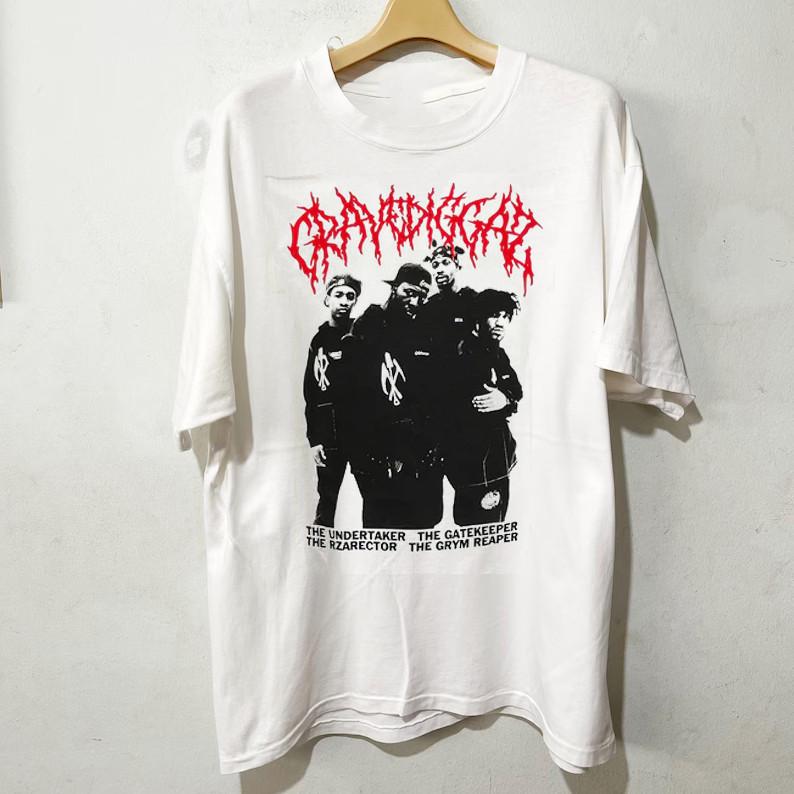 VTG Gravediggaz HIP HOP white T-shirt Unisex All sizes S to 45Xl JM705 Unisex T-Shirt L