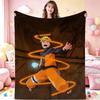 Naruto Unleashes Rasengan Theme Cute Flannel Blanket Skinfriendly Warm Fleece Blanket For Living Room Sofa Nap Home Decor Gift For Friends