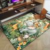 1PC Jungle Animals Non-Slip Floor Carpet Compatible for Office&Living Room&Bedroom&Dining Room - Soft & Pattern, Vibrant Colors-H0349