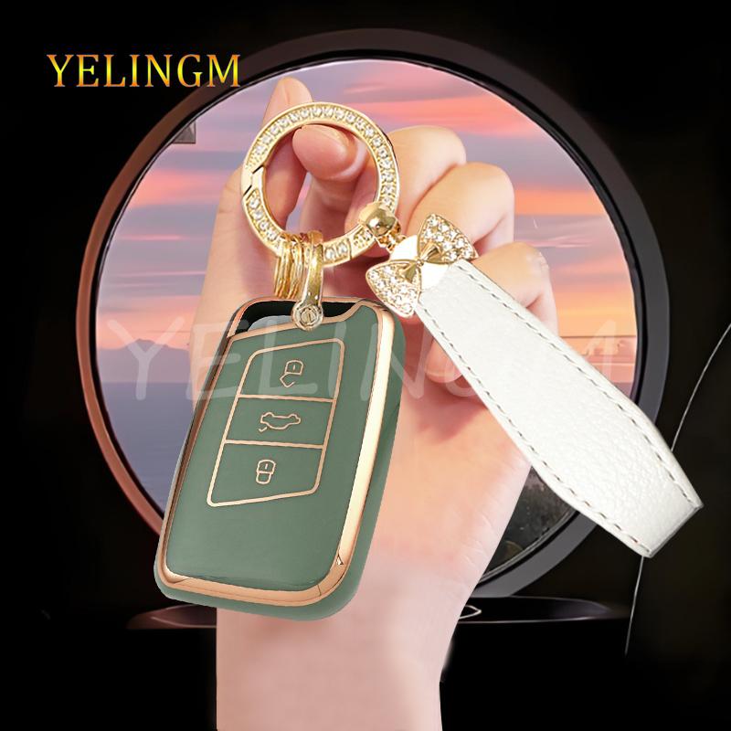 New Style Tpu Car Remote Key Case Cover Protector Shell For Vw Volkswagen Magotan Passat B8 Skoda Superb Kodiaq A7 Tiguan Mk2 Cc