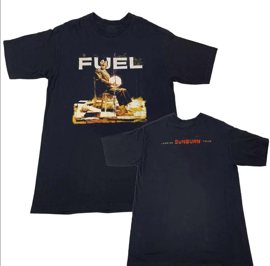 

Vintage 1998 Fuel Sunburn 1998 Mens Band Tour T-shirt, size S-4XL L