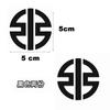Kawasaki motorcycle head logo 3D car sticker personalized decoration waterproof sticker locomotive electric vehicle modification labeling