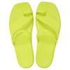 Crocs Simple Versatile Outdoor Breathable Rub-resistant Single Band Slides Women Yellow 209862-738