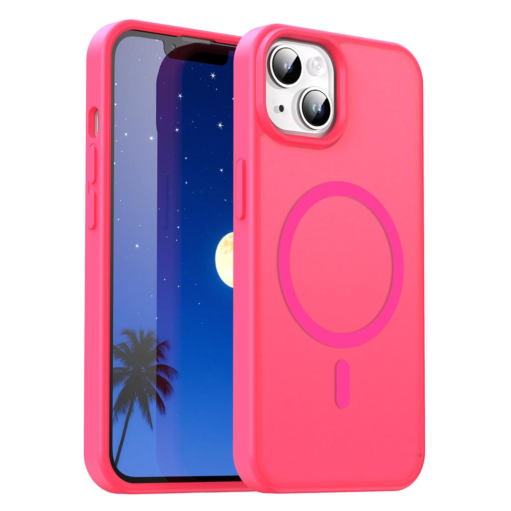iPhone 14 Magsafe Phone Case,Translucent Matte Shockproof Magnetic Phone Cover for iPhone 14