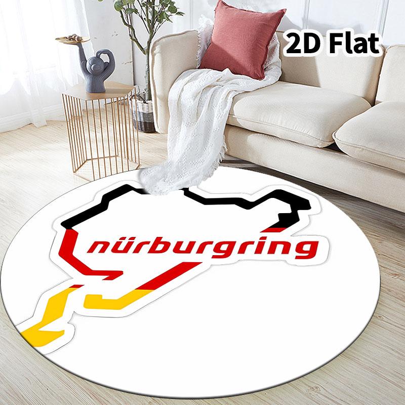 Round Area Rug Carpet Rug For Living Room Bedroom Sofa Playroom Decor Nonslip Floor Mat