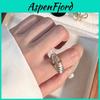 Stilvoller und eleganter offener Ring mit geometrischem Design für Damen, verstellbare Größe, trendige Mode