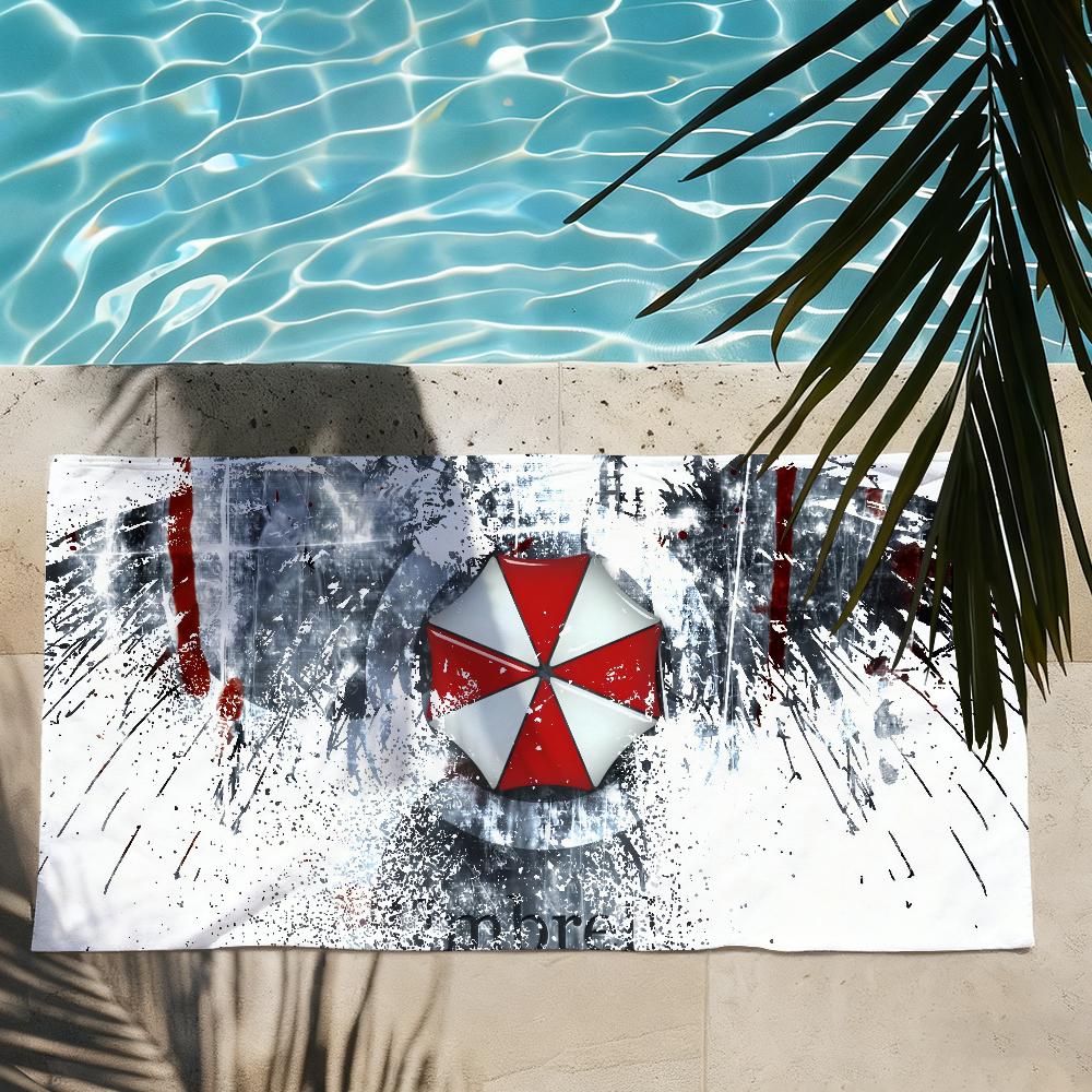 Classic Game R-Resident E-Evil Cool Towel Shower Sauna Travel Spa Quick Dry Gym Accessories Soft Large Beach Towels