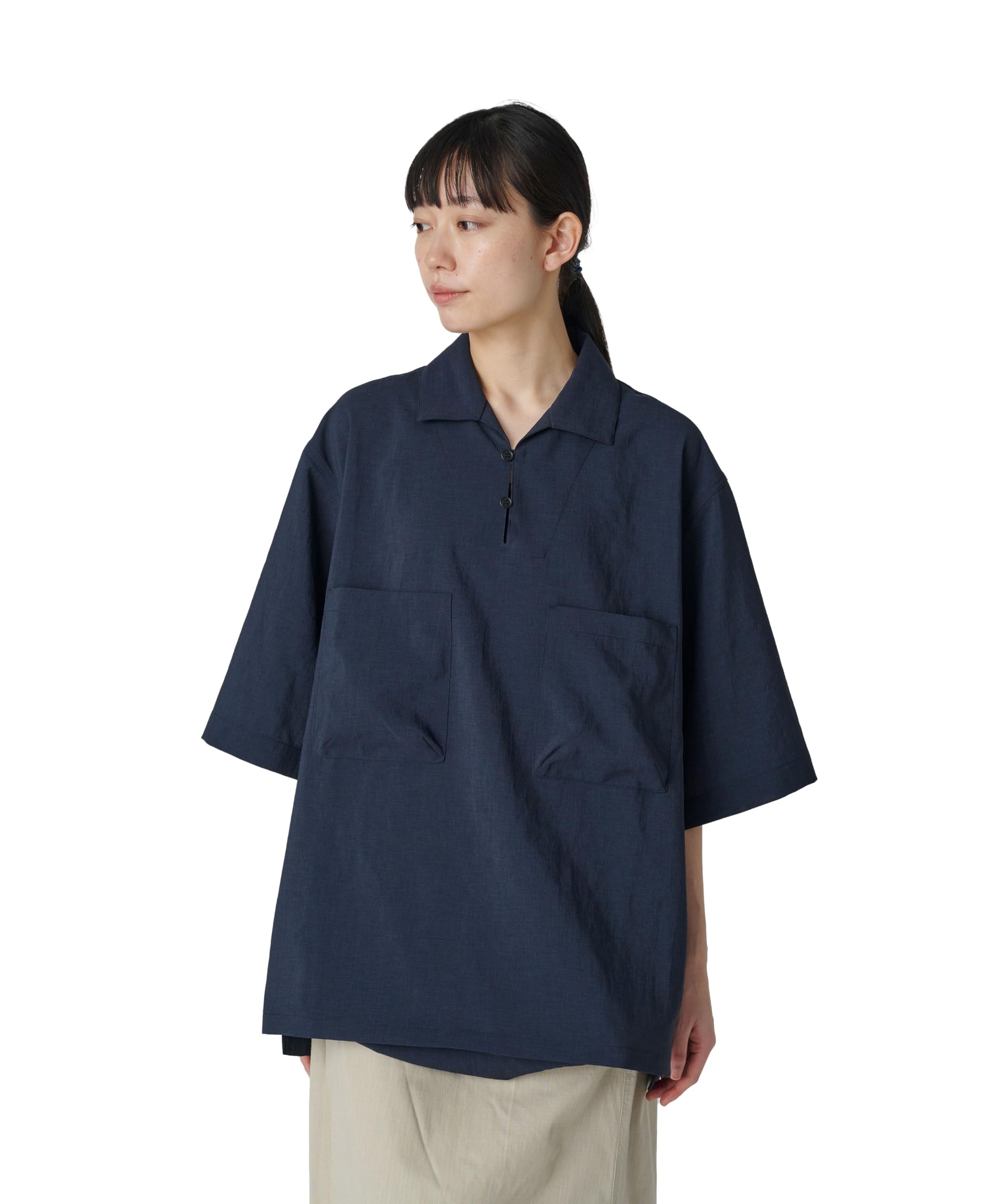 

Рубашка Pe Light Poplin Рубашка размер Фестиваль Кемпинг Открытый [Snow Peak] XLNAVYSH-25SU004 тёмно-синий