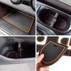 Auovo Anti-Dust Door Mats For 2018      Subaru Crosstrek And 2018- Impreza Gate Door Liners Erts Cup Console Mats Interior Accessories(Pack Of 14)