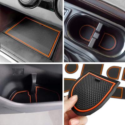 Auovo Anti-Dust Door Mats For 2018 Subaru Crosstrek And 2018- Impreza Gate Door Liners Erts Cup Console Mats Interior Accessories(Pack Of 14)