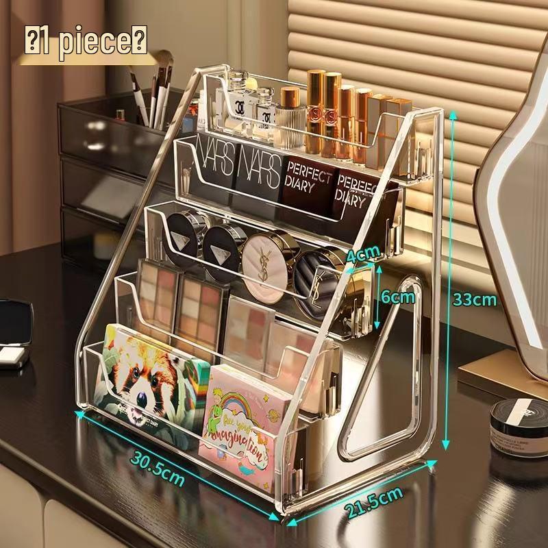 Acrylic Cosmetic Organizer: Perfume, Lipstick, Eyeshadow, Skincare Storage Rack