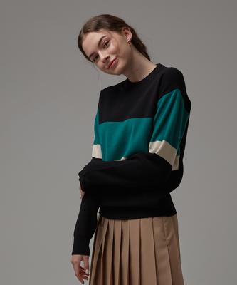 Illoil Color Block Knit Top - 2Color
