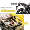 Für Scrambler400 X Speed400 scrambler 400x speed 400 2024-2025 Motorrad Gepäckträger hinten Heck-Stauraum Heck-Gepäckträger