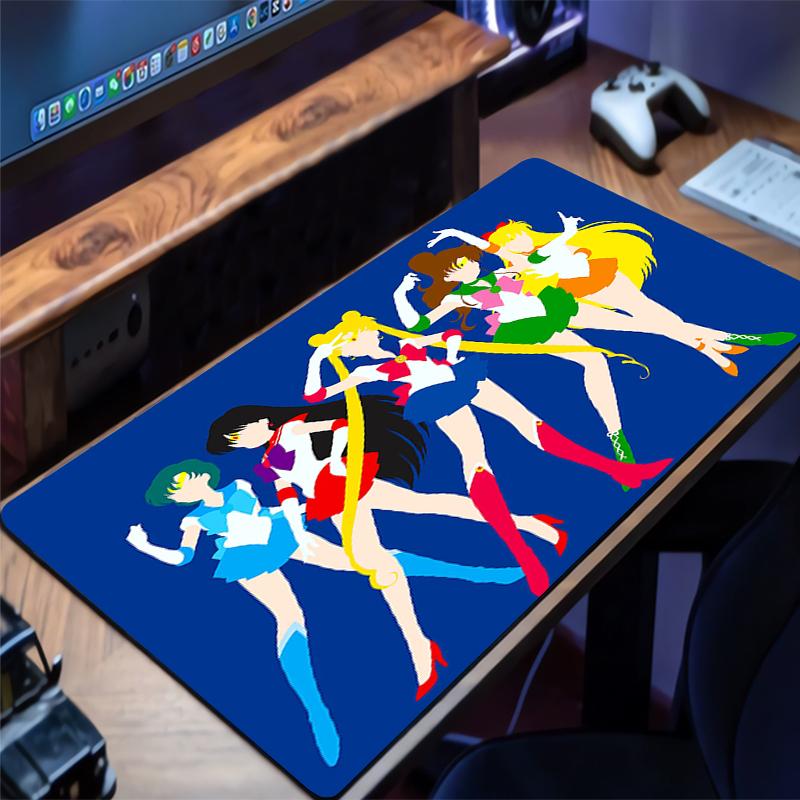 Mouse Pad SSailor Moon Computer Laptop Rug Anime Keyboard Mouse Mat Large Mousepad Keyboards Gamers Mouse Pads Desk Mat