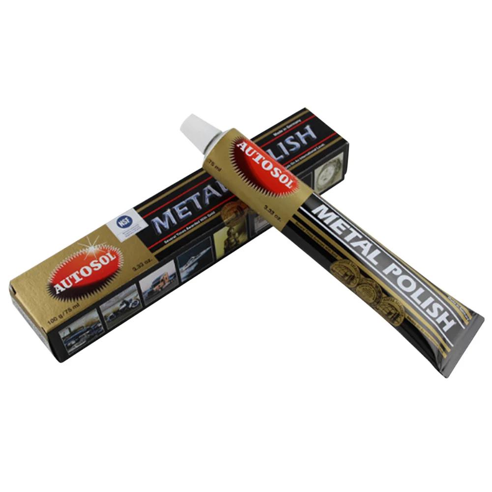 50/100g Metallpoliturcreme Multifunktions-Rostentferner Reinigungs-Polierpaste für Aluminium Edelstahl Chrom und mehr