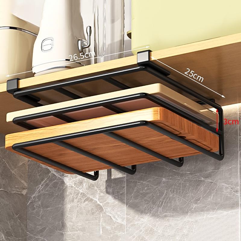 

Підвісна полиця для зберігання Кухня Багатофункціональний органайзер для зберігання Прикраси для дому з нержавіючої сталі