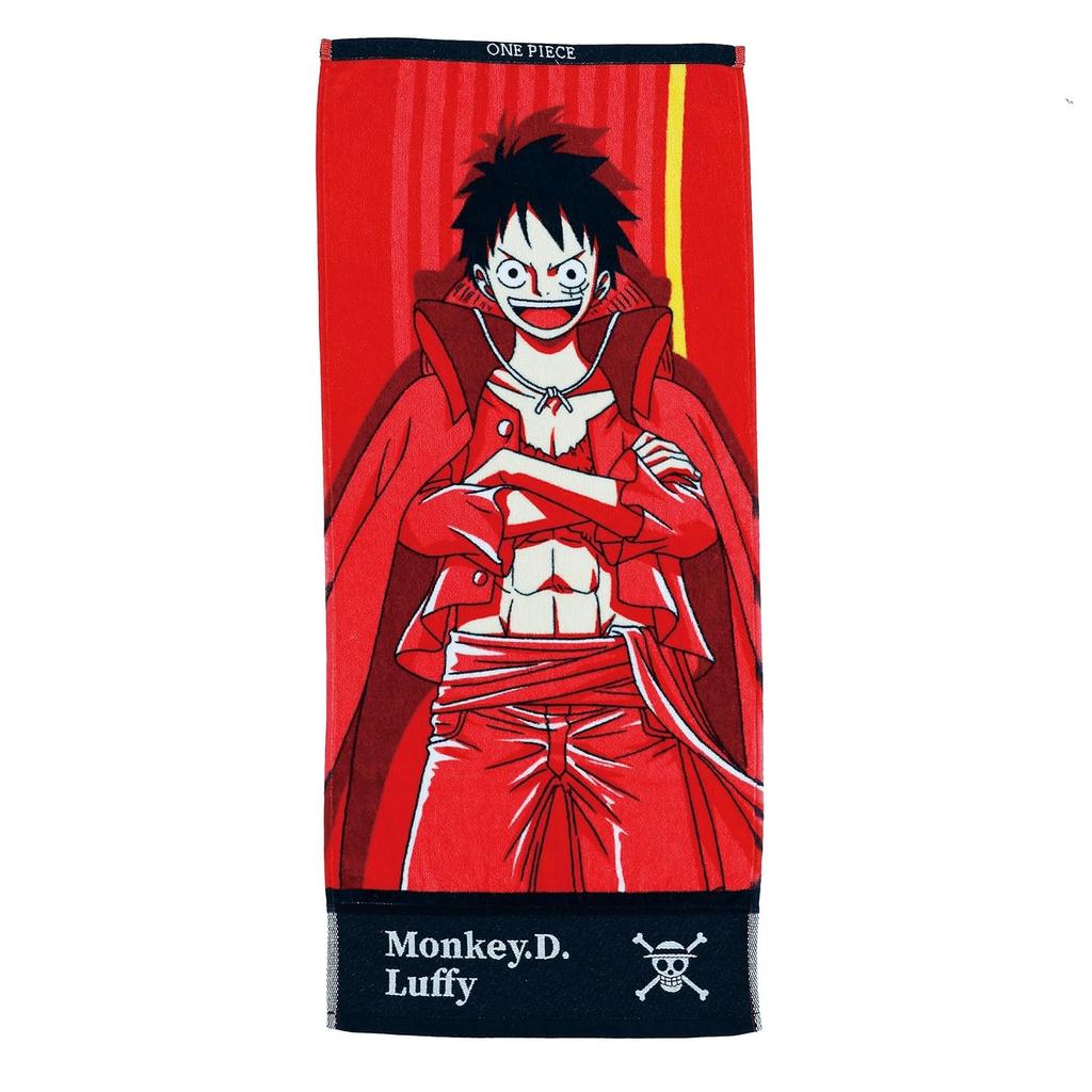 BANDAI Face Towel One Piece Luffy Shot Character Antibacterial Deodorant