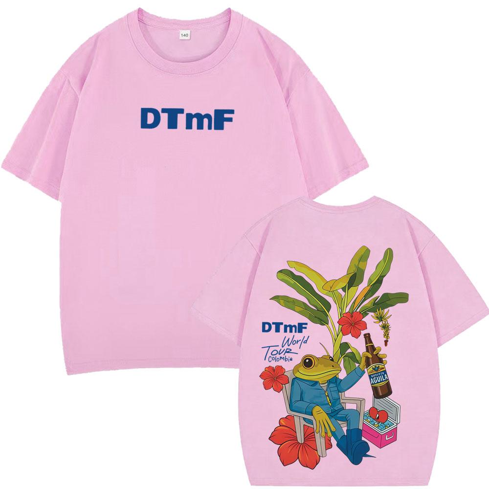 Rapper Bad Bunny Debi Tirar Mas Fotos DTMF World Tour T Shirts Mens Women Vintage Tshirt Hip Hop High Quality Loose Tshirts