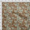oneOone Tkanina bawełniana Flex Brown Florals Quilting Supplies Print Sewing Fabric By The Yard 40 Cal