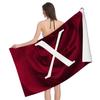 Home bath towels for the body towels bathroom letters and flower quick drying microfiber beach towel man and women large sports