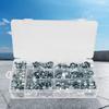 135PCS Zinc Plated Mini Fuel Hose Clamps Line Tube Pipe Clips 818mm