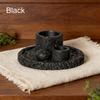 Concrete Tray Sage Burner Aromatherapy Sage Burning Smudging Tray Natural Crude Wood Sage Incense Candle Holder