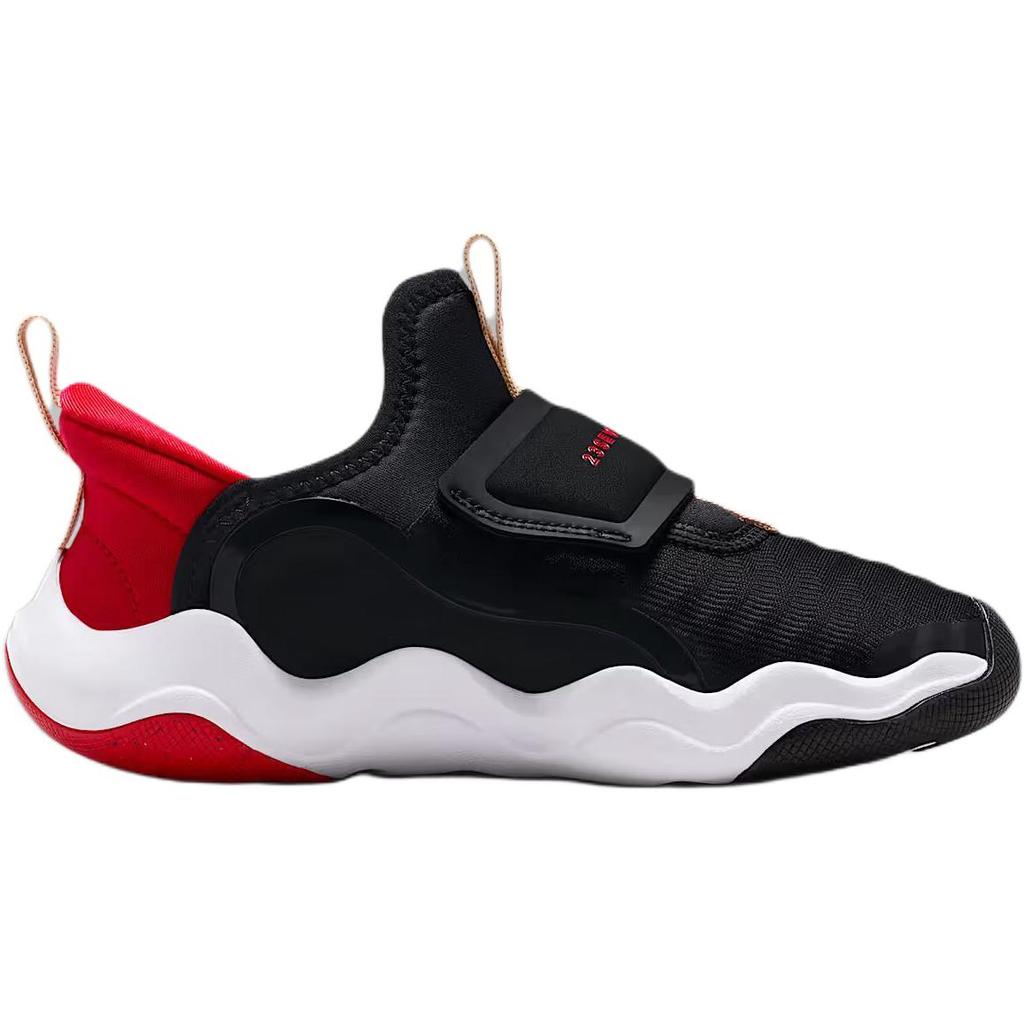 Air Jordan 23/7.2 EasyOn PS Black Fire Red Kids Sneakers White Sesame HF3415-005