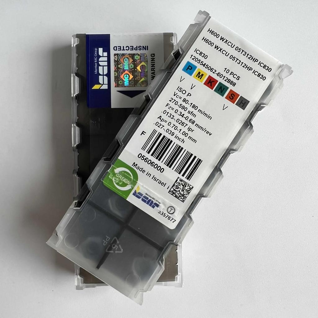 ISCAR / H600WXCU05T312THP IC830   Industrial indexable carbide inserts 10 Pcs