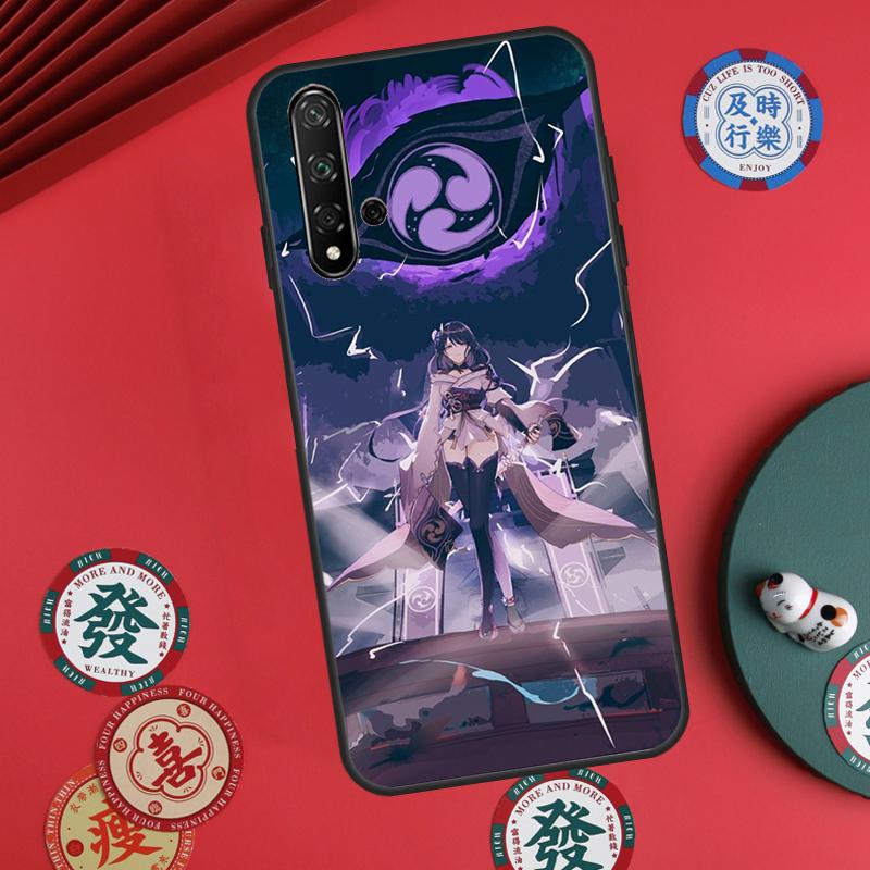 Genshin Impact Raiden Shogun Baal For Huawei Nova Y60 Y70 Y90 Y72 Y73 Y61 Y91 7i 8i 11i 12i 12s 9 10 SE P20 P30 P40 Lite Case