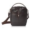 Doubles Men's Genuine Leather Shoulder Bag, A5 Capacity, BKS-7040 (Dark Brown)