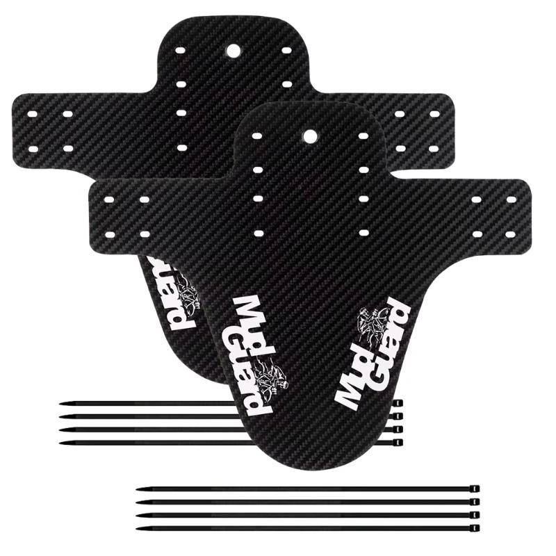 Carbonfaser MTB Schutzblech Set - Ultraleicht Wasserdicht Schmutzfänger für Vorderes Hinteres Rad Mountainbike Fahrrad Zubehör