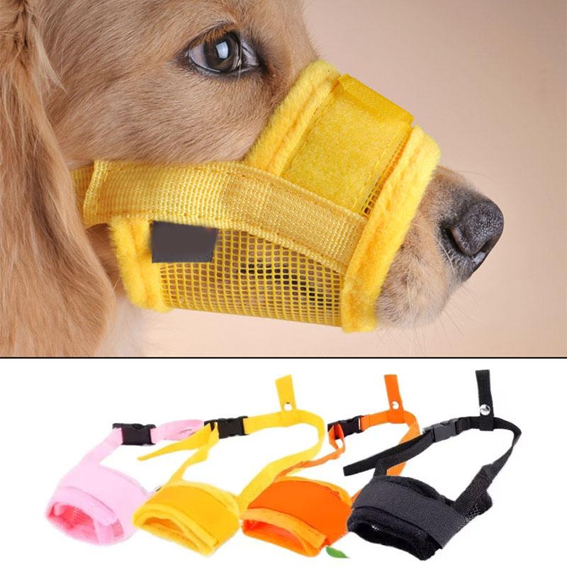 Anti Barking Dog Muzzle for Dogs Adjustable Mesh Breathable Pet Mouth Cover Muzzle for Small Medium Dog Anti-biting Pet Supplies