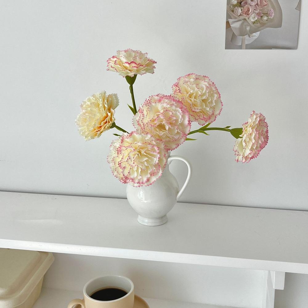 Silk Flower Carnation Simulation Flower Single Floral Ornaments Realistic Artificial Flowers