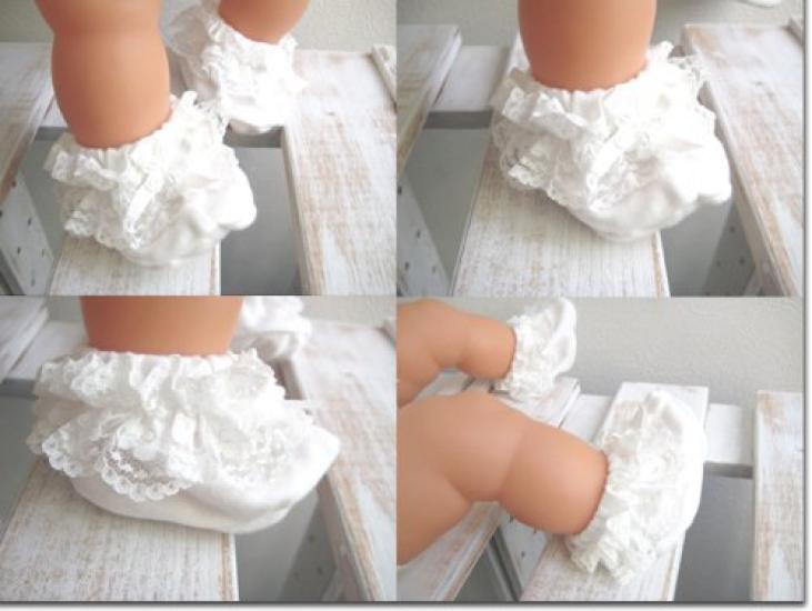 First Shoes with Frilly Lace 199061 Baby's