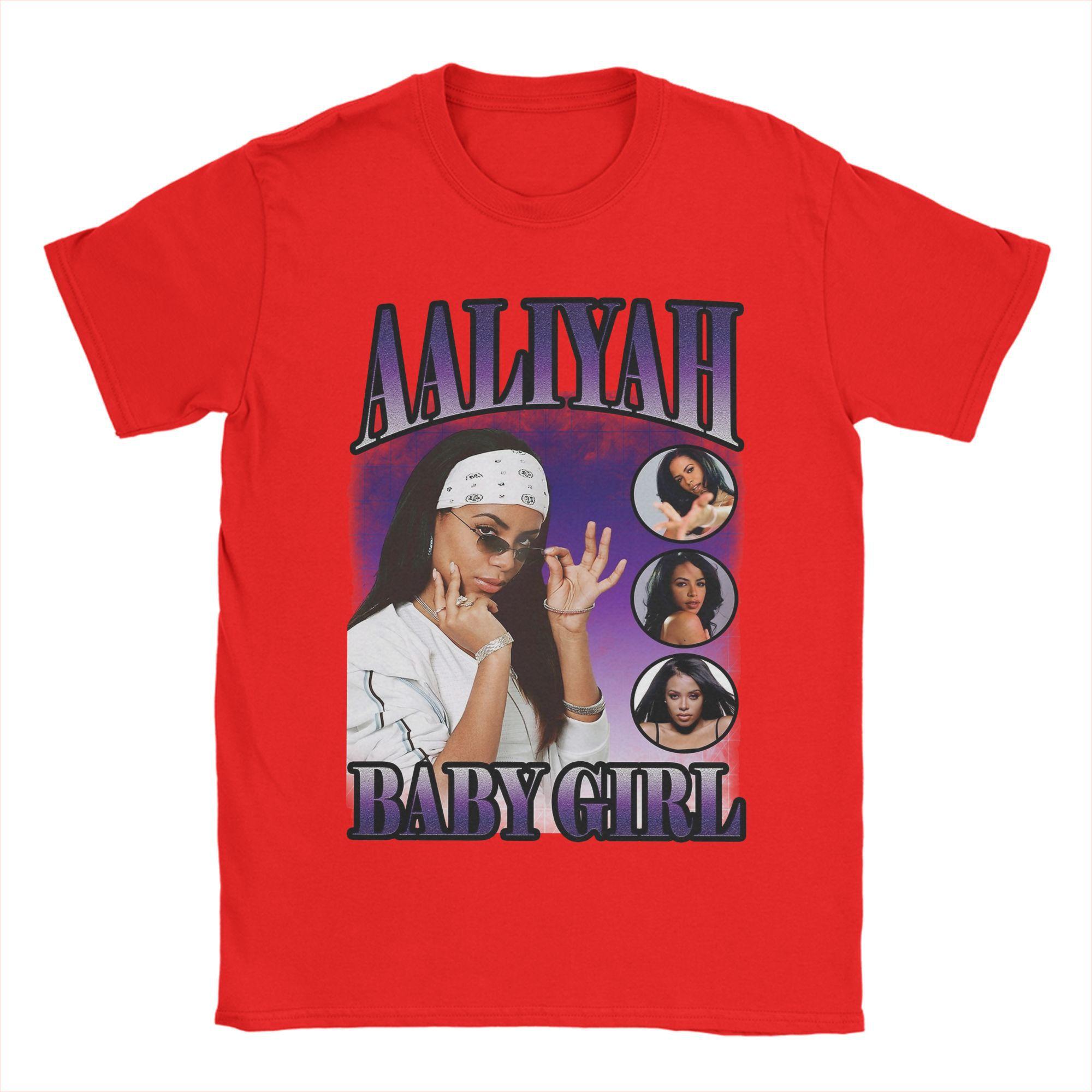 

Casual Aaliyahs Baby Girl Purple Bootleg TShirts for Unisex 100 Cotton T Shirts Short Sleeve Tee Shirt Plus Size Clothes S