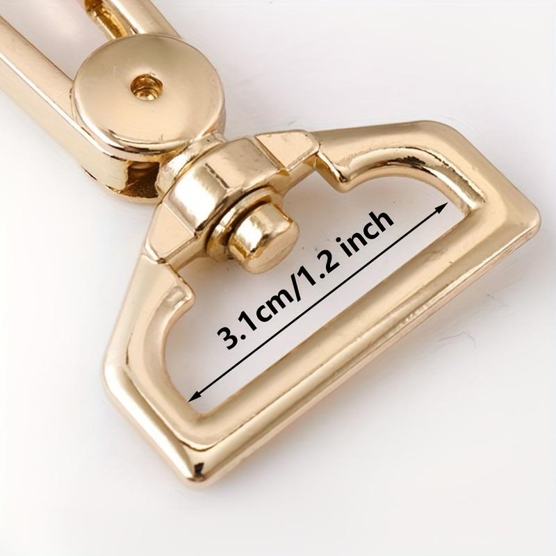 2pcs Metal Swivel Snap Hook Trigger Clips Buckles Hooks For Pet & Dog & Cat Leash & Chest Strap Accessory, Flag, Leather Craft