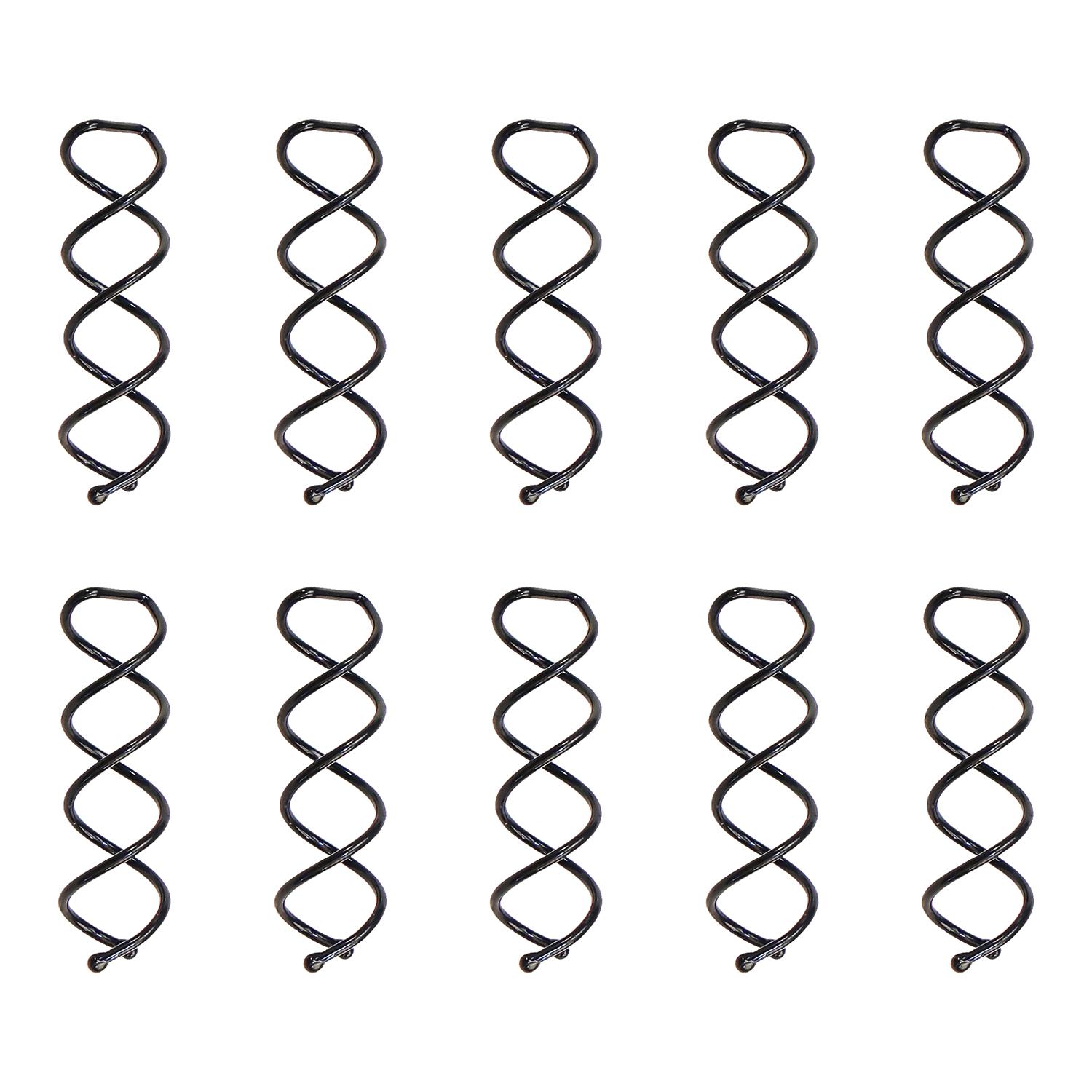 

10 шт. Металлические спиральные заколки для волос, заколки-твистеры, гребни, шпильки, броши, шпильки для пучка, палочки для волос для женщин, девушек, свадебные аксессуары, украшения