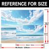 Beach Scene Sea Background, Polyester Material, Summer Theme, No Electricity, Suitable for Weddings, Parties