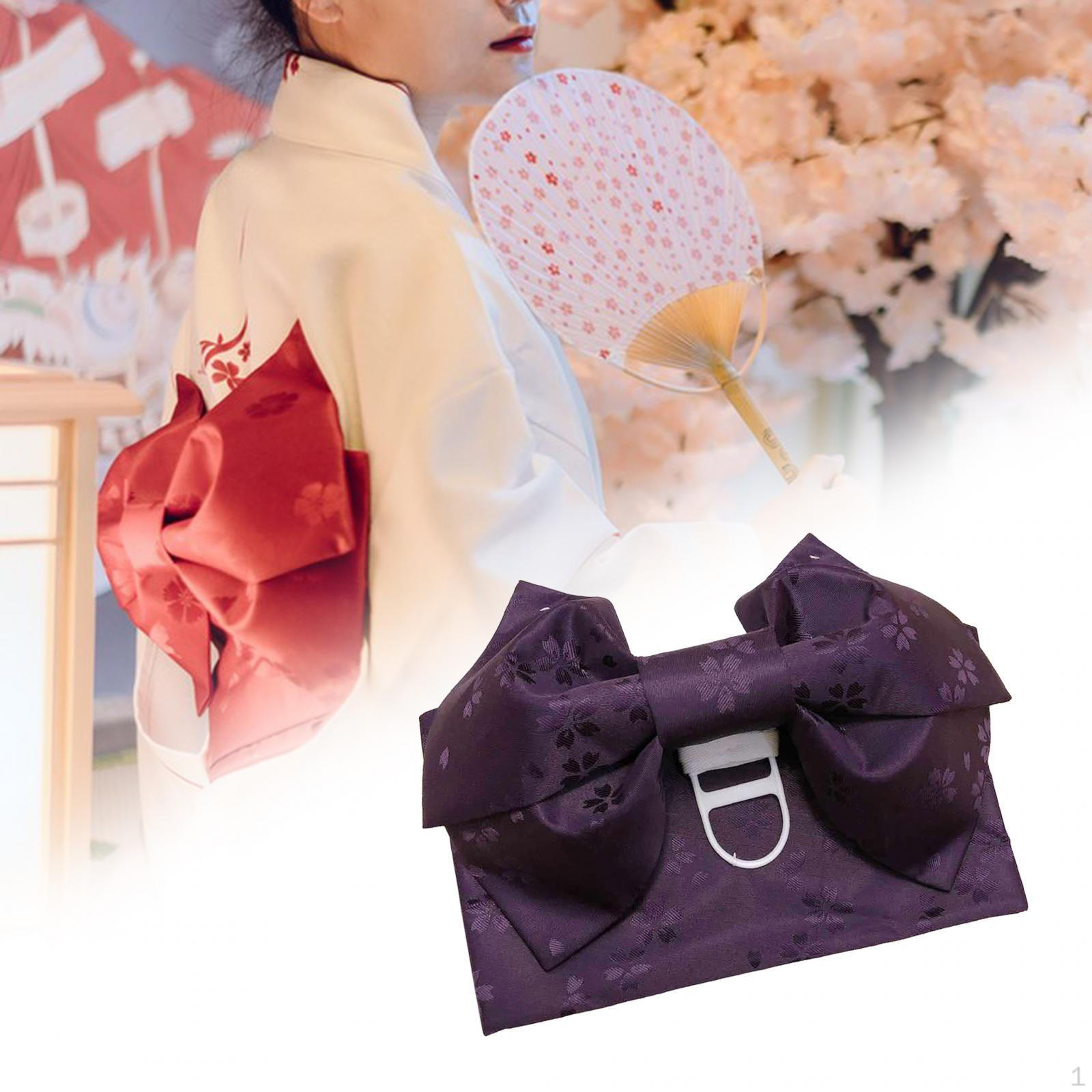 

Шикарный комплект пояса-оби в японском стиле для женщин фиолетовый