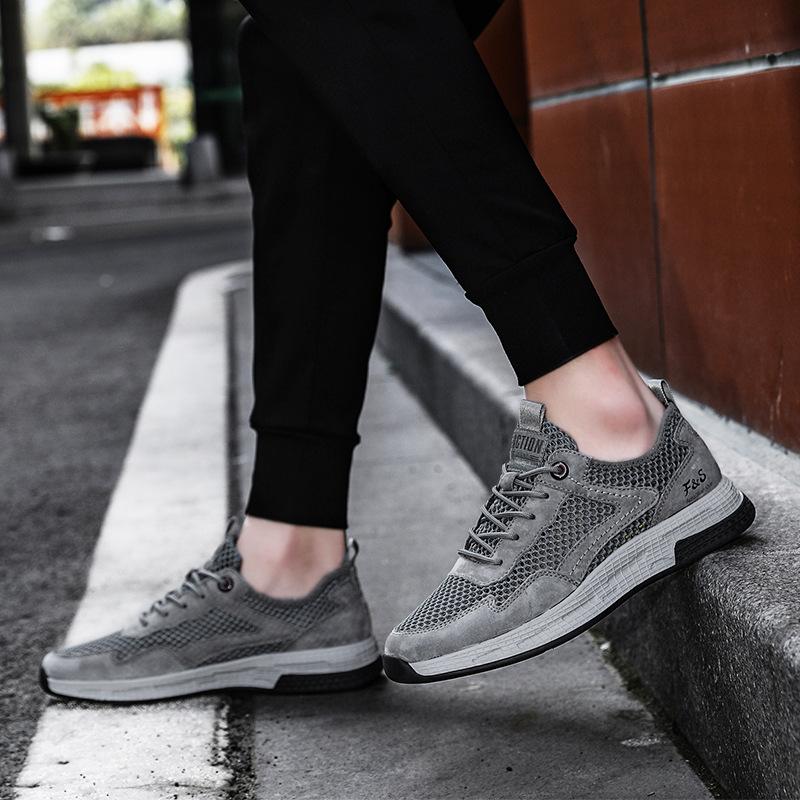 Men's Shoes New Summer Breathable Thin Mesh Sports Casual Running Climbing Hollow Mesh Soft Bottom Mesh Shoes