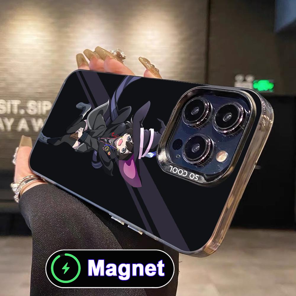 Wandering Witch Saya Phone Case for iPhone 17 16 15 14 13 12 11 Air Pro Max Plus Colorful Silver MagSafe Cover