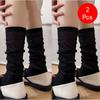 2 Pcs Women Lolita Socks Y2K Solid Long Loose Knee-socks Female Spring Breathable Lace Casual Sweet Soft Korean Middle Stockings