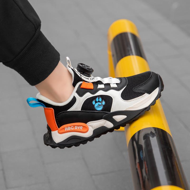 New Summer Kids' Breathable Sports Shoes: Lightweight, Soft-Soled, Non-Slip Dad Style