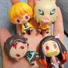 4pcs/set Demon Slayer Kimetsu No Yaiba Kamado Tanjirou Nezuko Agatsuma Zenitsu Action Figure Anime Model Statue Toys Gifts Poseable Articulated Scale