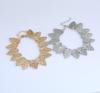 Leaf Necklace Metal With Fringe Design For Teen Fashion And Party Accessories