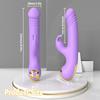 2 in 1 Thrusting Rabbit Vibrator Sex Toy for Women G-spot Clit Clitoris Stimulator Powerful Silicone Sexy Toys Female Adults Goods