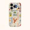 Limoncello Citrus Lemons Stamp Pattern Art Film Aesthetic Protective Shockproof Bumper Case Cover For iPhone 14 15 16 17 Pro Max Plus